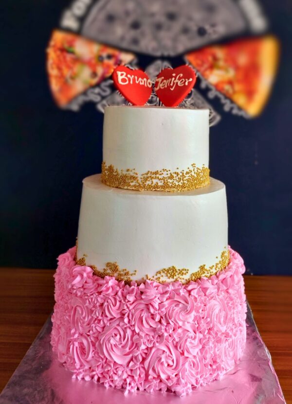 3 Tier Wedding Cake in Trichy